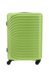 Trolley Valigia Media rigida verde con 4 ruote Prima riga PR191/M