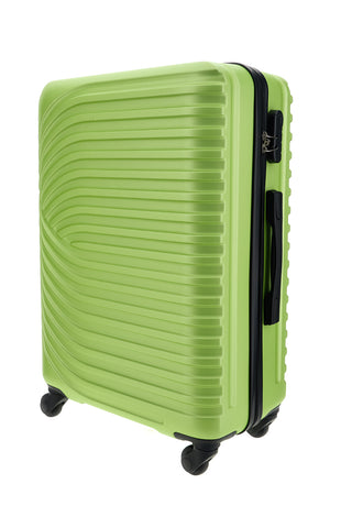 Trolley Valigia grande rigida verde 4 ruote Prima riga PR191/G