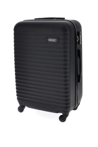 Trolley medio nero rigido Prima riga Pr194/m