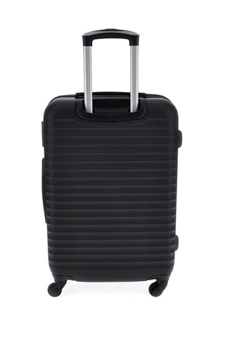 Trolley medio nero rigido Prima riga Pr194/m
