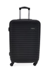 Trolley medio nero rigido Prima riga Pr194/m
