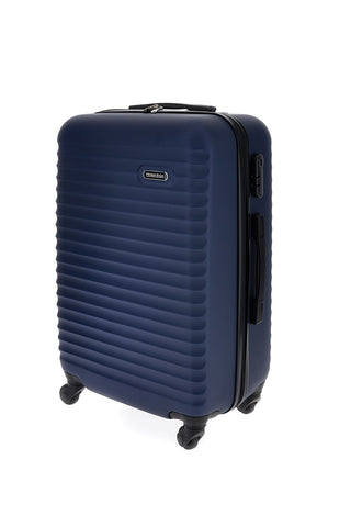 Trolley medio blu rigido Prima riga Pr194/M