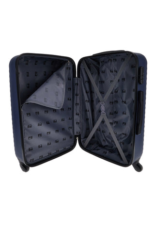 Trolley medio blu rigido Prima riga Pr194/M