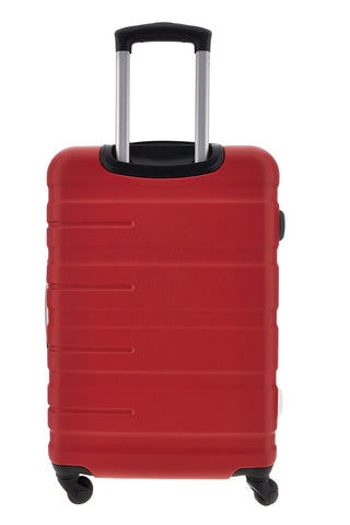 Valigia trolley piccola in rosso rigida Prima Riga PR197/P
