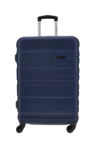 Valigia trolley media in blu rigida Prima Riga PR197/M