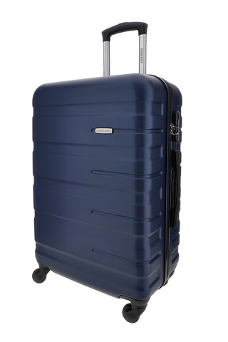 Valigia trolley media in blu rigida Prima Riga PR197/M