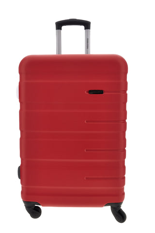 Valigia trolley media in rosso rigida Prima Riga PR197/M