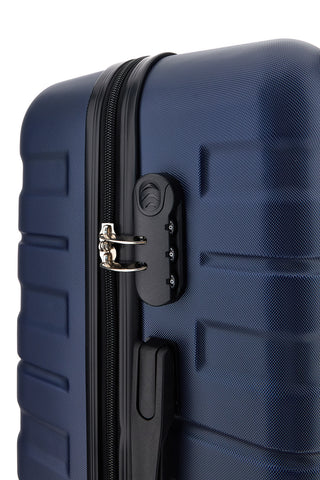 Valigia trolley grande in blu rigida Prima Riga PR197/G