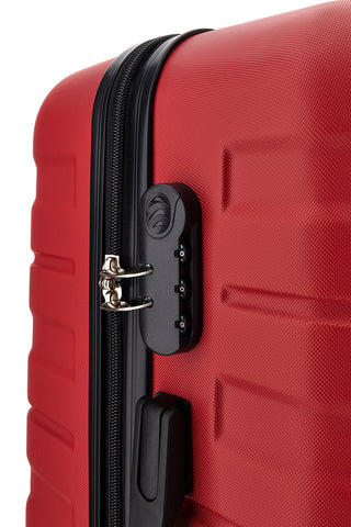 Valigia trolley grande in rosso rigida Prima Riga PR197/G