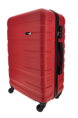 Valigia trolley grande in rosso rigida Prima Riga PR197/G