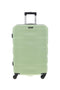 Trolley piccolo verde rigido con 4 ruote Prima riga PR196/P