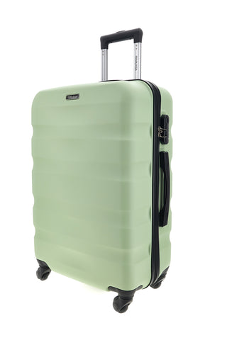 Trolley medio verde rigido con 4 ruote Prima riga PR196/M