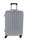 Trolley medio argento rigido con lucchetto a combinazione Prima riga PR201/M