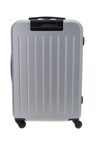 Trolley medio argento rigido con lucchetto a combinazione Prima riga PR201/M