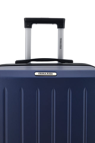 Trolley medio blu navy rigido con lucchetto a combinazione Prima riga PR201/M