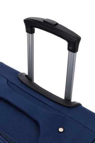Valigia trolley piccola blu con ruote girevoli Mrzm DH SOFT P