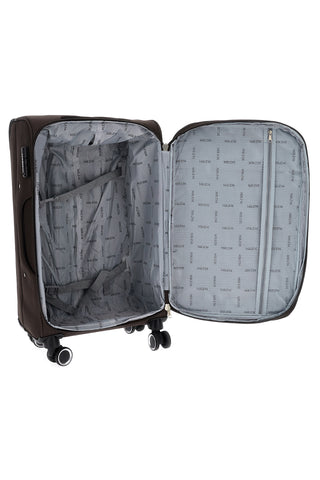 Valigia trolley grande marrone morbida Mrzm DH SOFT G