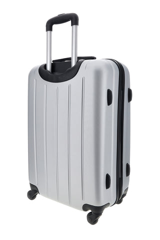 Valigia trolley piccola argento rigida 4 ruote 2t2l 2T2L205/P