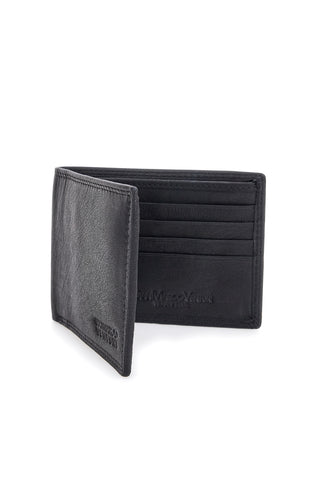 Portafoglio Nero In Pelle GianMarco Venturi 80-U25
