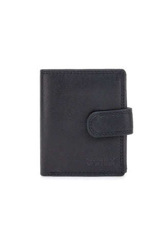 Portafoglio Nero da Uomo In Vera Pelle GianMarco Venturi 109