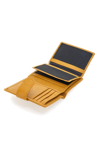 Portacarte Senape Da Uomo In Pelle GianMarco Venturi 80-U109