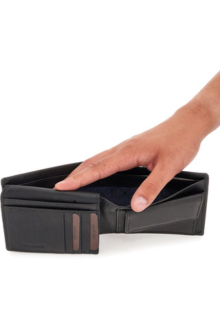 PORTAFOGLIO NERO LANCETTI FRADES