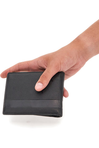 PORTAFOGLIO NERO LANCETTI FRADES