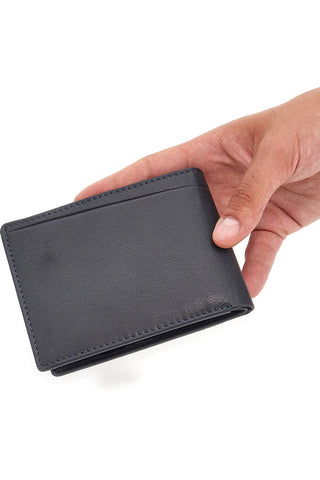 PORTAFOGLIO NAVY LANCETTI DEVON