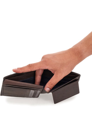 PORTAFOGLIO MARRONE SCURO BIAGIOTTI UOMO HUBERT