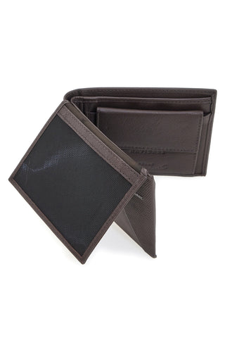Portafoglio Slim Marrone In vera pelle Navigare PF828