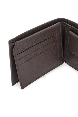 Portafoglio Slim Marrone In vera pelle Navigare PF828