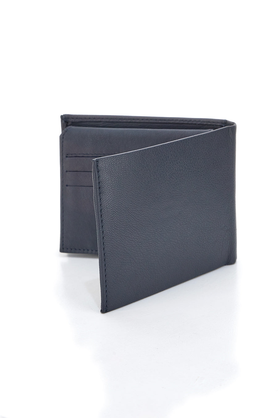 Portafoglio Uomo In Pelle Blu Vintage Con Trucco Magico E Protezione RFID - Urban Forest