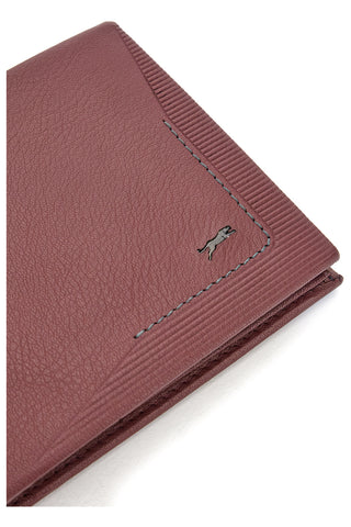Portafoglio da Uomo Vino In vera pelle Jaguar PF827-1