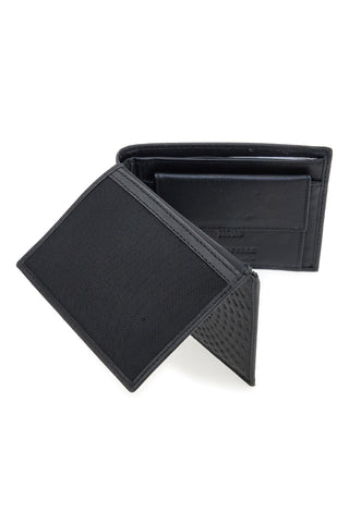 Portafoglio Nero In vera pelle Jaguar PF830-1