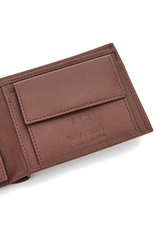 Portafoglio da Uomo Marrone In vera pelle Jaguar PF830-1