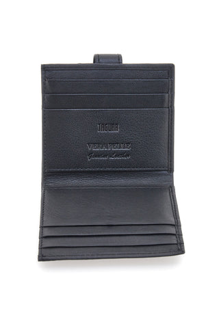 Portafoglio Nero con Clip in Vera Pelle JAGUAR PF873-98