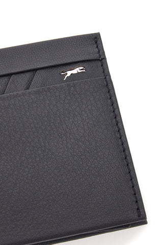 Portafoglio Nero in Vera Pelle con Portamonete JAGUAR PF869-1