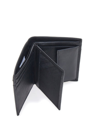 Portafoglio Nero In Vera Pelle Jaguar PF869-48/JAG