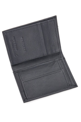 Portafoglio a Libro Nero con Porta Monete NAVIGARE PF881-48