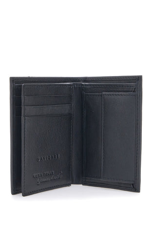 Portafoglio a Libro Nero con Porta Monete NAVIGARE PF881-48