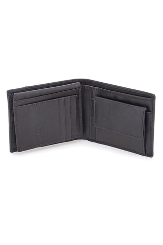 Portafoglio marrone con inserto a contrasto Lancetti LL25W-767-52