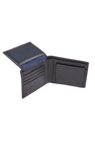 Portafoglio marrone con inserto a contrasto Lancetti LL25W-767-52