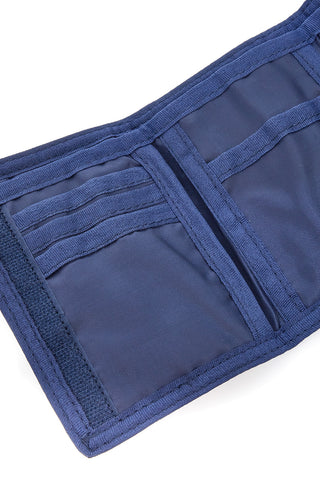 Blaue Geldbörse mit Klettverschluss Metropolitan Indigenous IM21603-A