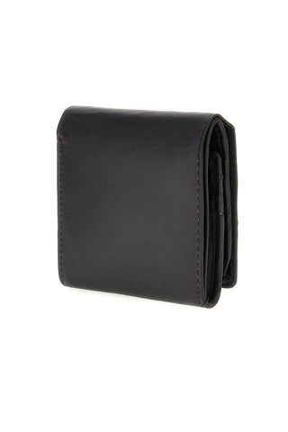 Schwarze Ledergeldbörse mit RFID-Schutz Enrico coveri EC26S-762-45