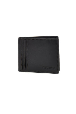 Portafoglio Nero in Vera Pelle con Protezione RFID Biagiotti uomo LB26S-772-44