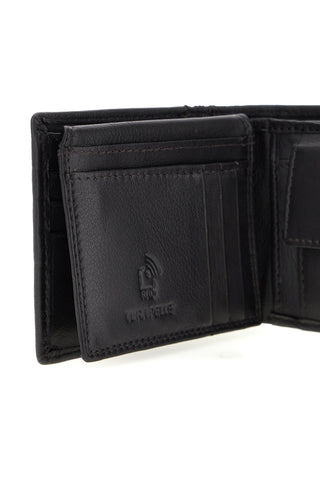 Portafoglio Nero in Vera Pelle con Protezione RFID Biagiotti uomo LB26S-772-44