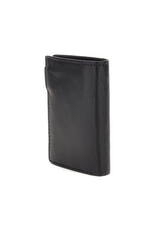 Portafoglio Verticale Nero in Pelle con Protezione RFID Lancetti LL26S-766-82