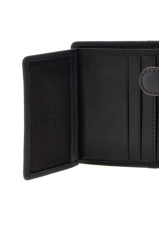 Portafoglio Verticale Nero in Pelle con Protezione RFID Lancetti LL26S-766-82