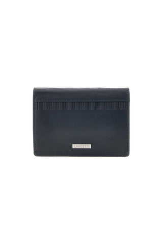 Portafoglio Verticale Blu Navy in Pelle con Protezione RFID Lancetti LL26S-766-72