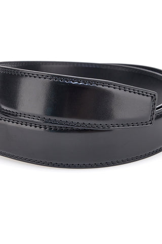 Navigare A3876-35 schwarzer Ledergürtel mit Metallschnalle